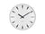 Karlsson Realista Dome KA6086WH Wanduhr Weiß • Geräuschloses Sweep-Uhrwerk • Gewölbtes Domglas