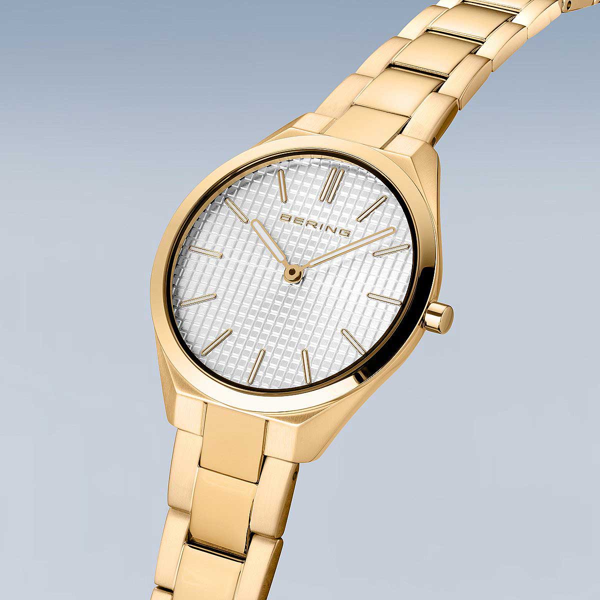 Bering Ultra Slim 17231-734 Ladies' Watch • Sapphire Glass • Gold