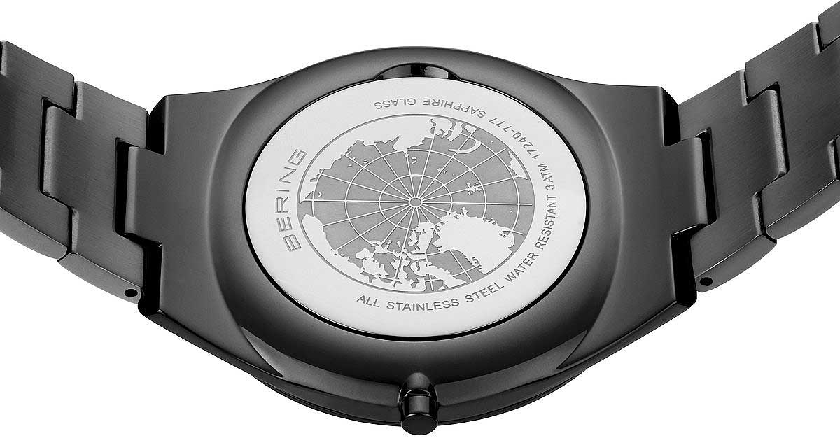 Bering Ultra Slim 17240-777 Herrenuhr • Kratzfestes Saphirglas • Ultraflaches Design