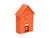 Karlsson Dog House KA6096OR Wanduhr Orange • Hündchen-Stundenschlag • Geräuschloses Sweep-Uhrwerk, Bild 2