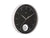Karlsson Grato Pendulum KA6065BK Wanduhr Schwarz/Warmgrau • Geräuschloses Sweep-Uhrwerk • Dekoratives Pendel