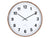 Karlsson Esencia Classic XL KA6109DW Wanduhr Dunkles Holz • Geräuschloses Sweep-Uhrwerk • Großes Format 60 cm, Bild 2