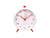Karlsson Button Retro KA6143RD Wecker Scharlachrot • Geräuschloses Sweep-Uhrwerk • Retro-Design