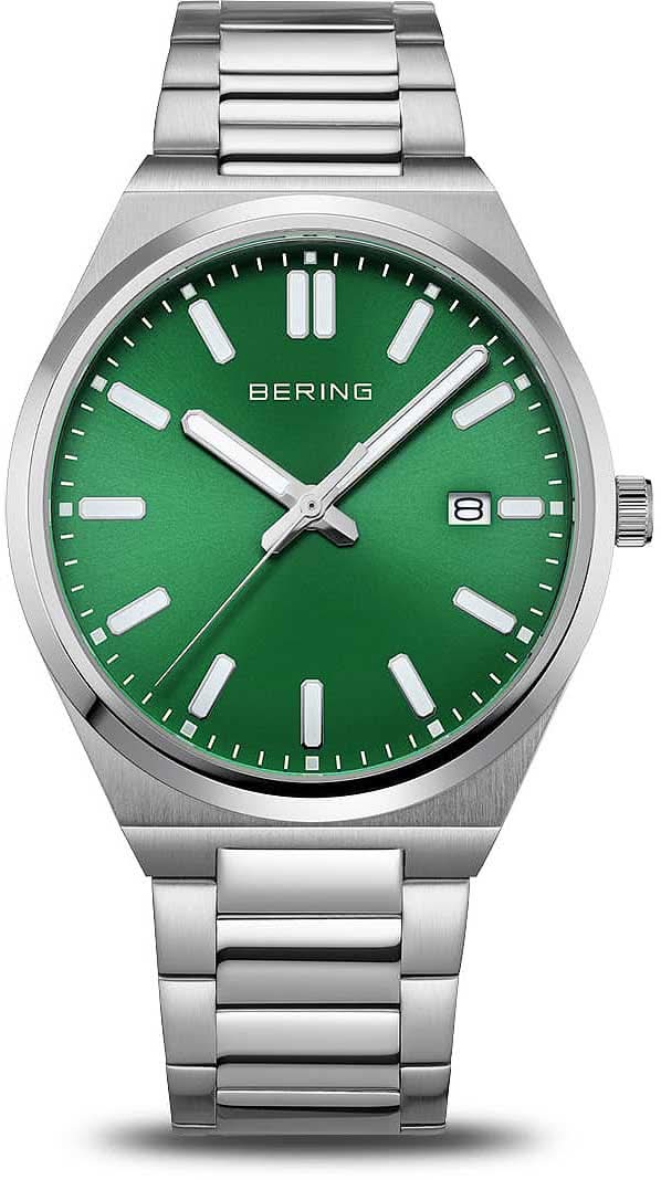 Bering Classic 17639-708 Men's Watch • Scratch-Resistant Sapphire Glass • Slim Design