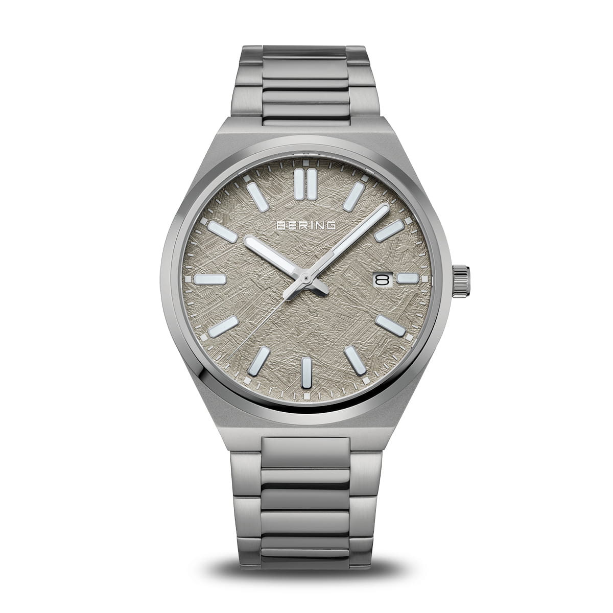 Bering Classic 17639-777 Herrenuhr Grau • Saphirglas • Quarzwerk