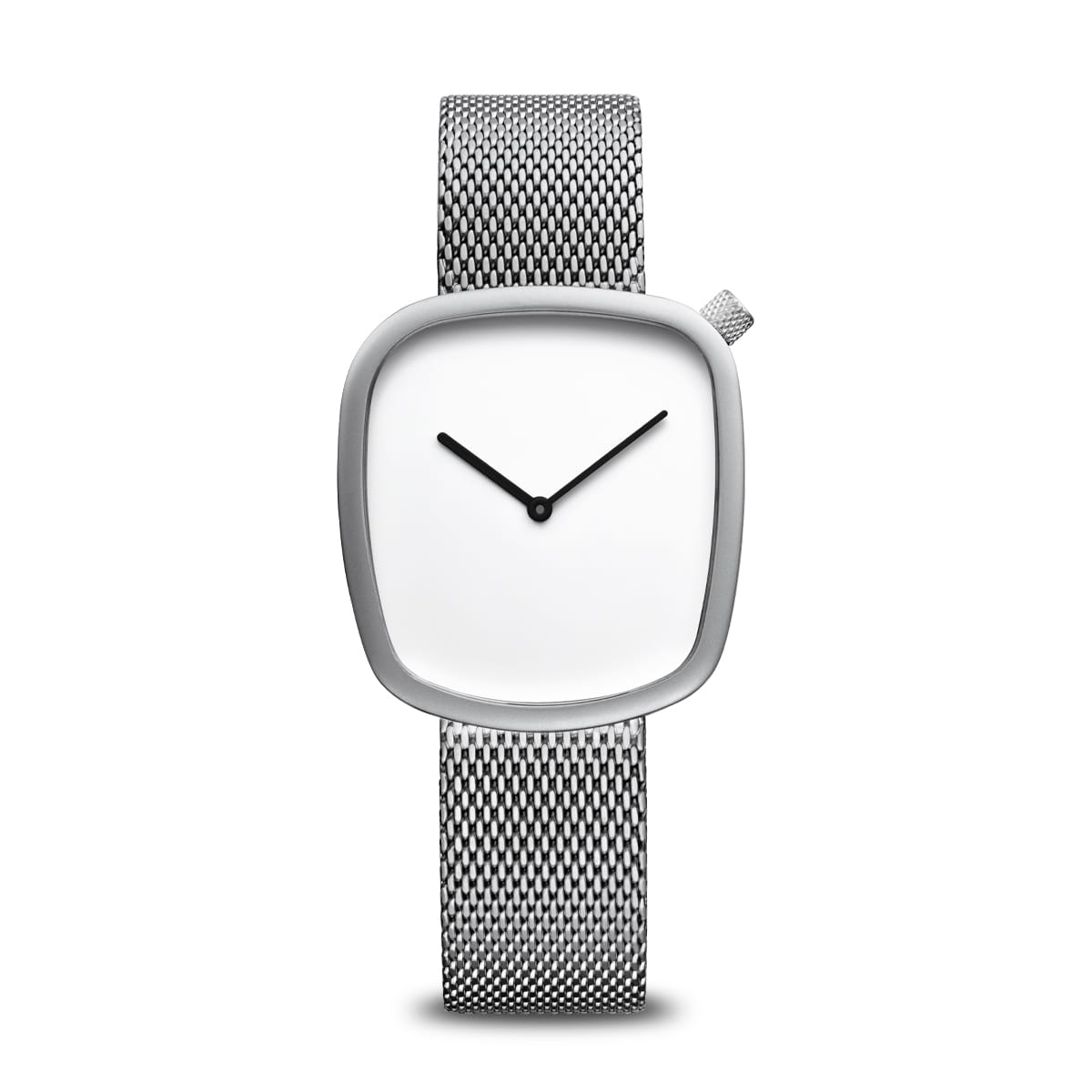 Bering Pebble 18034-004 Damenuhr Silber • Saphirglas • Skandinavisches Design