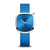 Bering Pebble 18034-308 Damenuhr Blau • Saphirglas • Slim-Design 6 mm