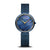 Bering Classic 18132-399 Damenuhr Blau • Saphirglas • Milanaise-Armband