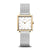 Bering Classic 18226-010 Damen Armbanduhr Weiß • Saphirglas • Milanaise-Armband