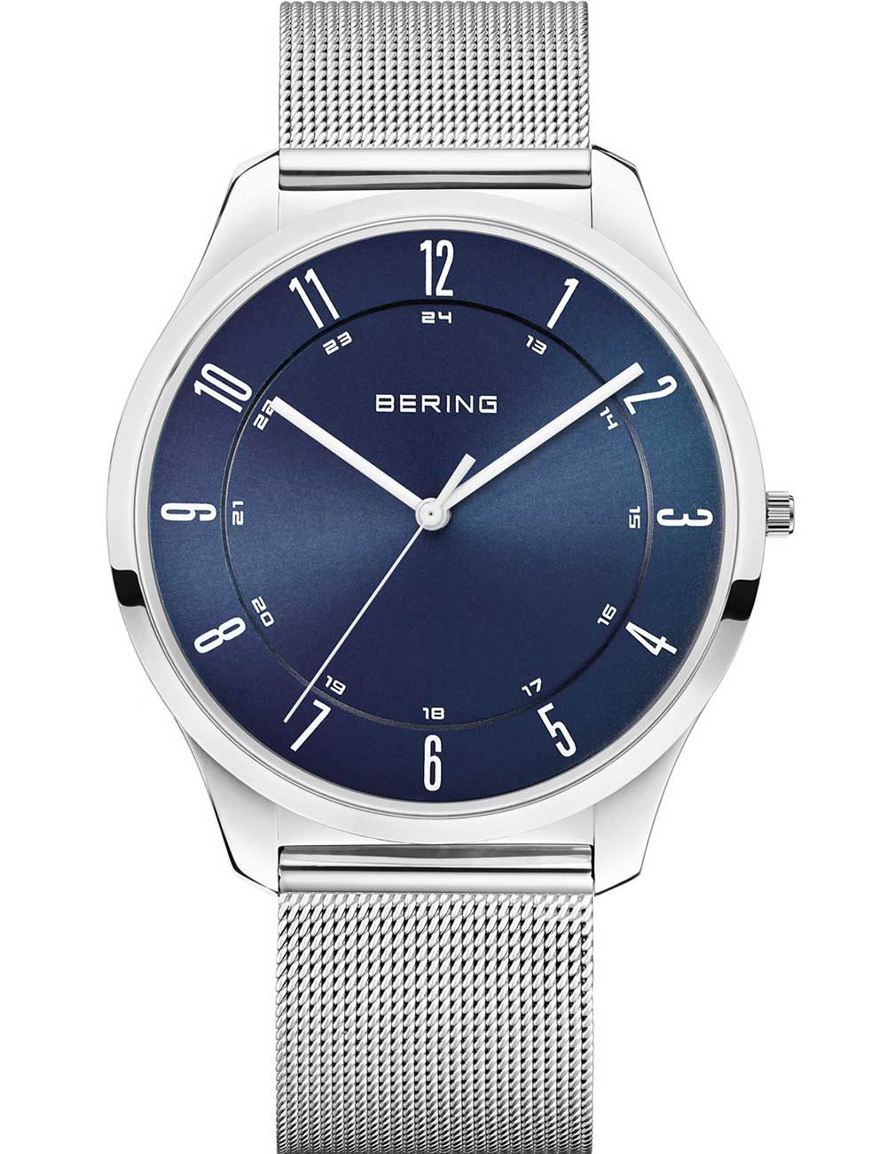 Bering Ultra-Slim 18340-307 Herren • Saphirglas • Skandinavisches Design