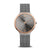 Bering Ultra Slim 18434-369 Damenuhr Grau • Saphirglas • Milanaise-Armband