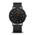 Bering Titanium 18640-122 Herren Armbanduhr Schwarz • Saphirglas • Milanaise-Armband