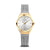 Bering Ultra Slim 18729-010 Damenuhr Gold-Silber • Saphirglas • Milanaise-Armband
