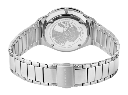 Bering Classic 18936-707 Damenuhr • Kratzfestes Saphirglas • Elegantes Gliederarmband