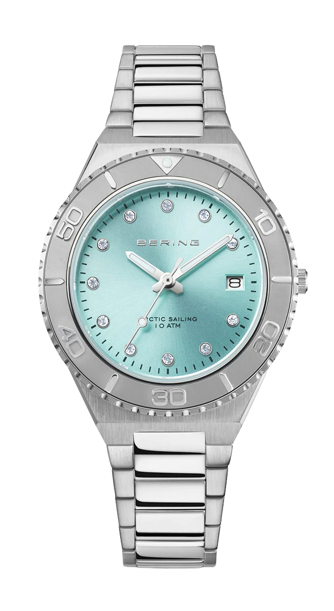 Bering Classic 18936-707 Damenuhr • Kratzfestes Saphirglas • Elegantes Gliederarmband