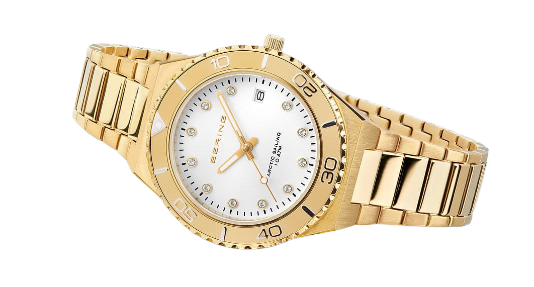 Bering Classic 18936-734 Women's Watch • Scratch-Resistant Sapphire Crystal • Fine Milanese Bracelet