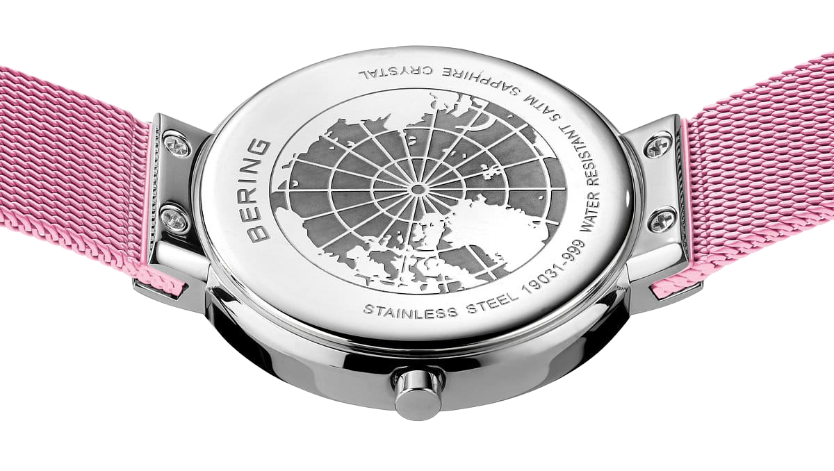 Bering Classic 19031-999-GWP Women's Watch • Sapphire Glass • Milanese