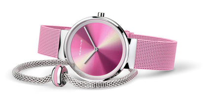 Bering Classic 19031-999-GWP Women's Watch • Sapphire Glass • Milanese