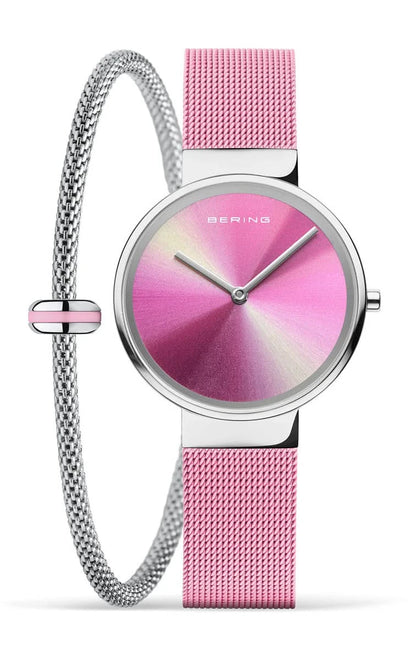 Bering Classic 19031-999-GWP Women's Watch • Sapphire Glass • Milanese