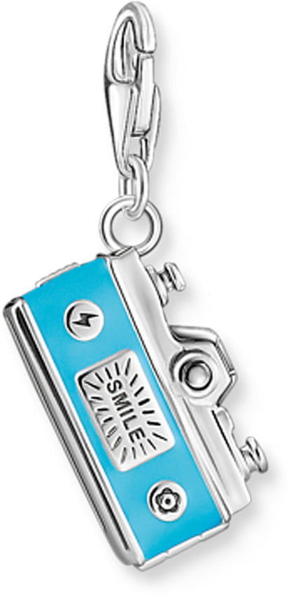 Charm Anhänger 3D Retro Kamera - 925 Sterlingsilber