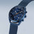 Bering 19240-397 Herrenuhr Chronograph Blau • Saphirglas • Milanaise-Armband, Bild 2