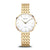 Bering Titanium 19334-334 Damenuhr Gold • Saphirglas • Titan-Gliederarmband