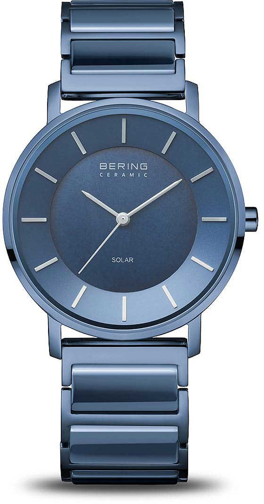 Bering Slim Solar 19535-797 Damenuhr • Solar-Antrieb • Kratzfestes Saphirglas