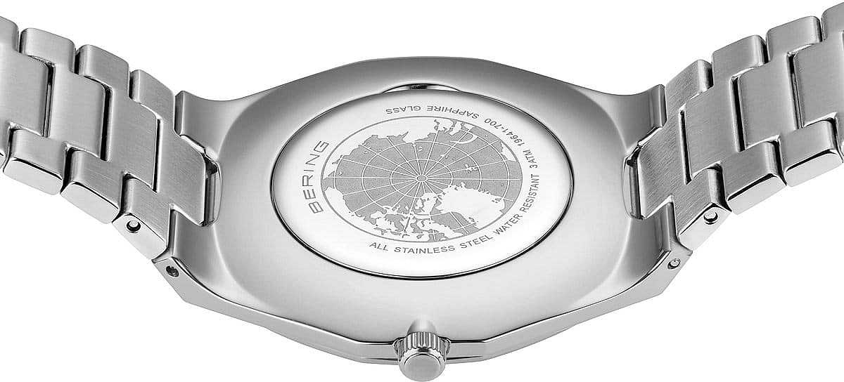 Bering Classic 19641-700 Herrenuhr • Kratzfestes Saphirglas • Ultra flach