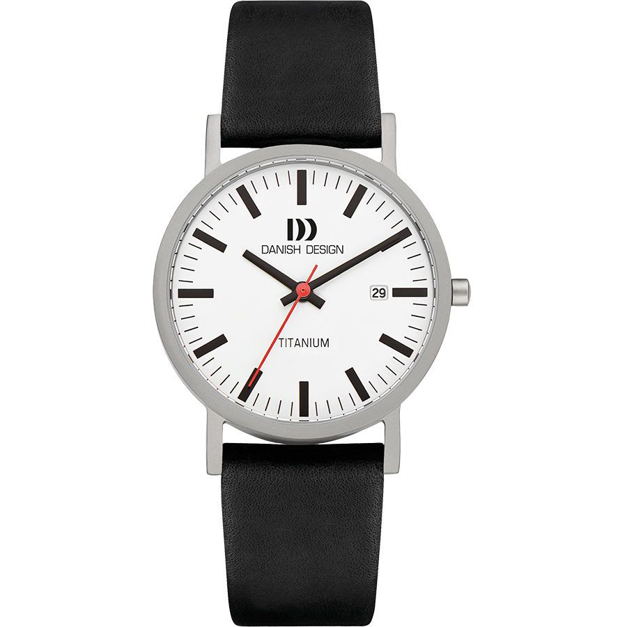 Danish Design Gløbe IQ24Q199 Rhine Medium Herrenuhr • Titangehäuse • Mineralglas