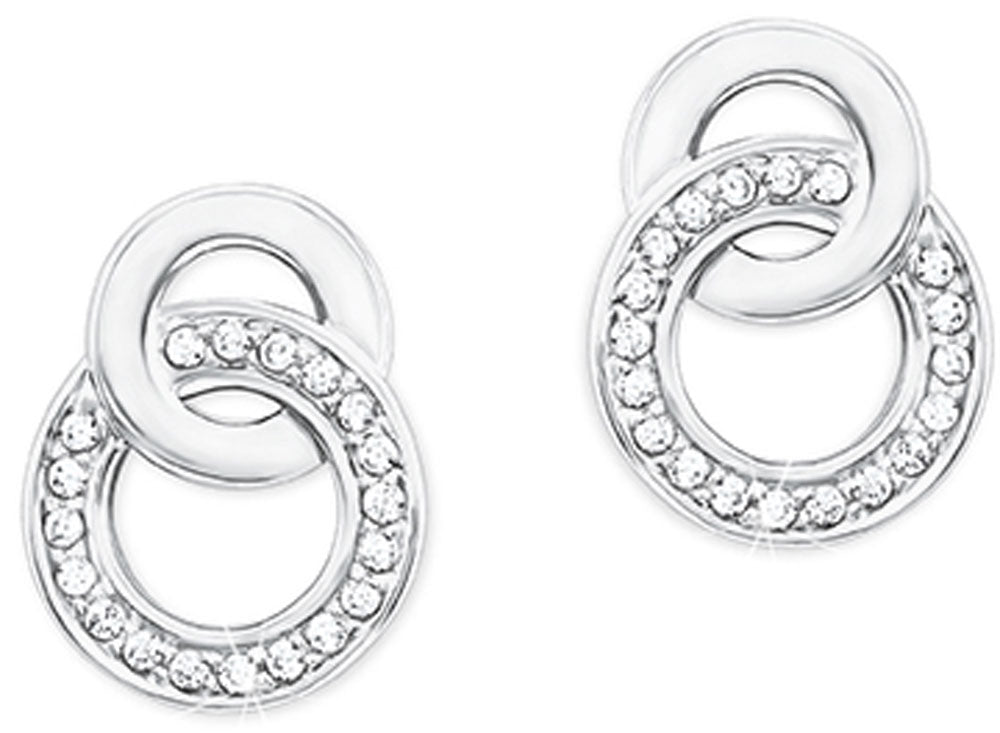 Ohrstecker zwei Kreise - s.Oliver Jewelry Modell: 2015121