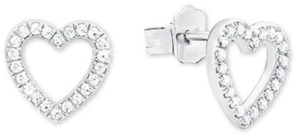 Ohrstecker Herz mit Steinchen - s.Oliver Jewelry Modell: 2017259