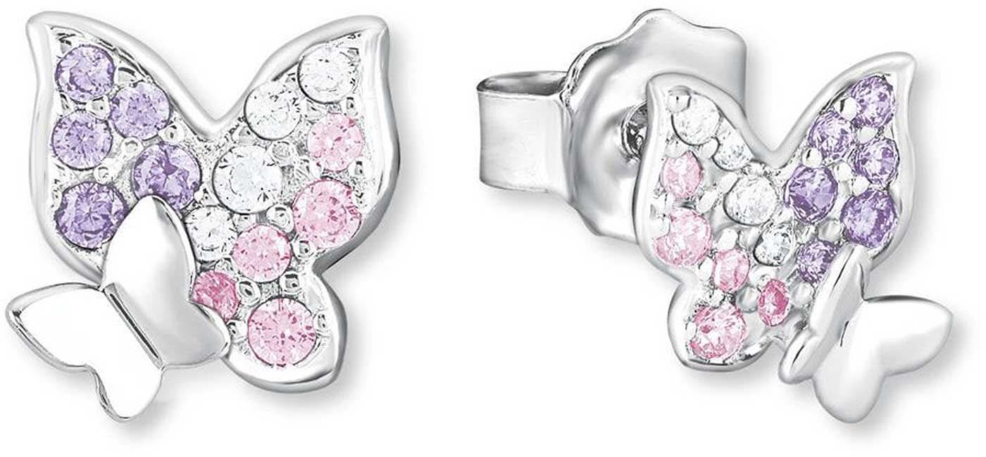 Prinzessin Lillifee 2021063 Ohrstecker Schmetterling mit Steinchen