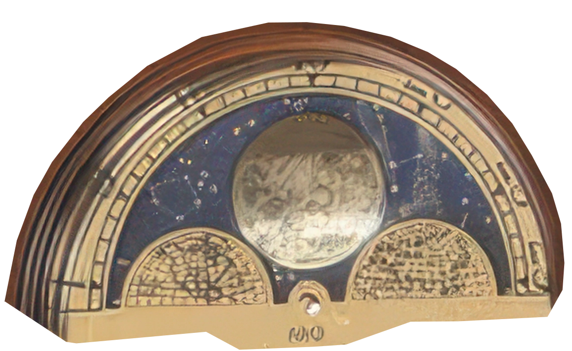 AMS Grandfather Clock 195x50x25 cm Wood • Mechanical 8-day chain movement • Westminster chime