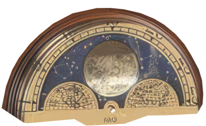 AMS Grandfather Clock 195x50x25 cm Wood • Mechanical 8-day chain movement • Westminster chime