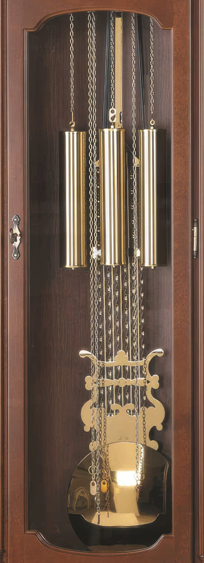 AMS Grandfather Clock 195x50x25 cm Wood • Mechanical 8-day chain movement • Westminster chime