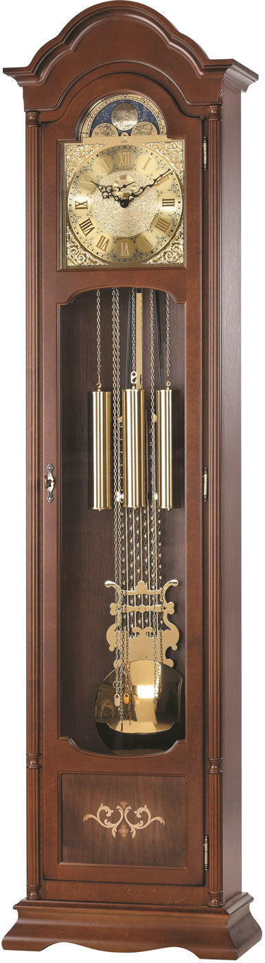 AMS Grandfather Clock 195x50x25 cm Wood • Mechanical 8-day chain movement • Westminster chime