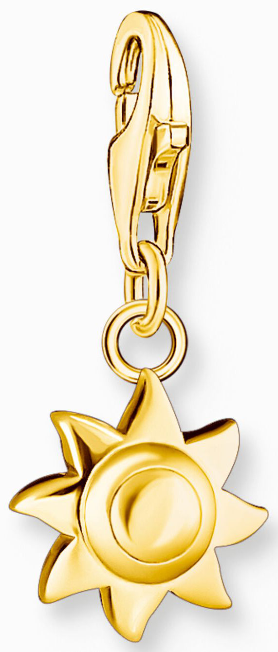 Charm Anhänger 3D-Sonne - 750 Gelbgold Vergoldung Thomas Sabo Modell: 2024-413-39