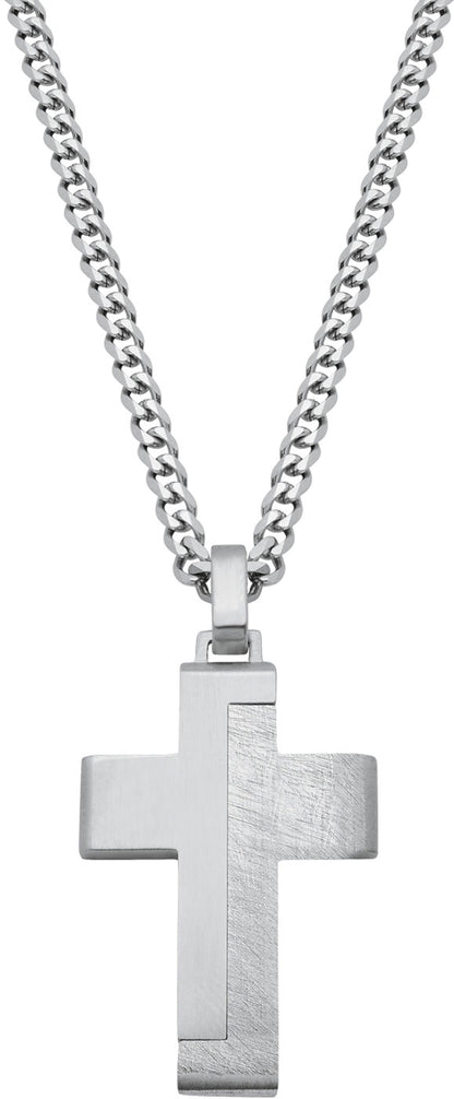 Panzerkette mit Kreuz Anhänger - s.Oliver Jewelry Modell: 2024253