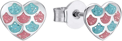 Prinzessin Lillifee 2031157 Ohrstecker Herz emailliert