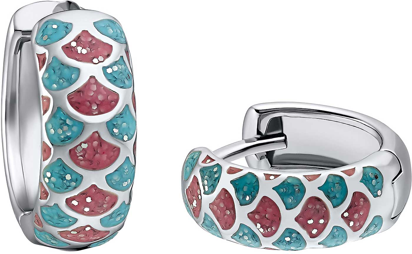 Prinzessin Lillifee 2031158 Kreolen pink/hellblau emailliert