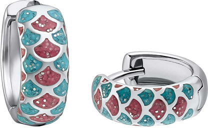 Prinzessin Lillifee 2031158 Kreolen pink/hellblau emailliert