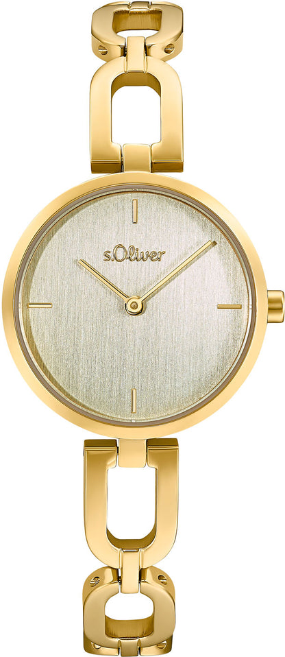s.Oliver OLIVER-2033524 Damen Uhr • Quarz-Uhrwerk • Mineralglas