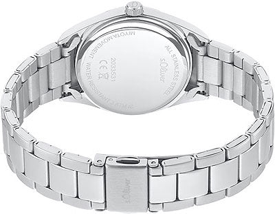 s.Oliver OLIVER-2033531 Damen Uhr • Quarz Uhr • Edelstahl