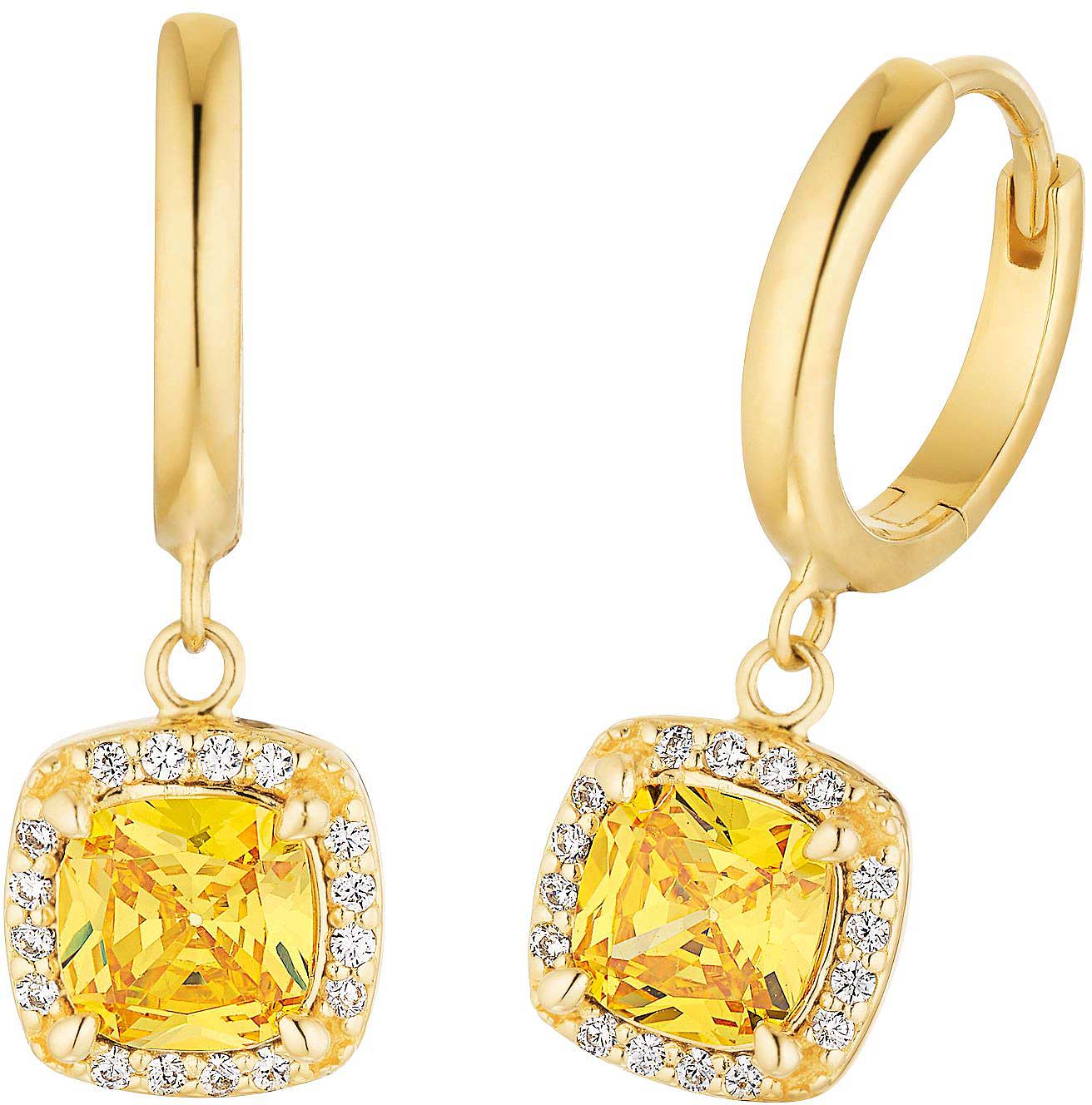 Kreolen mit Steinchen Anhänger - s.Oliver Jewelry Modell: 2037831