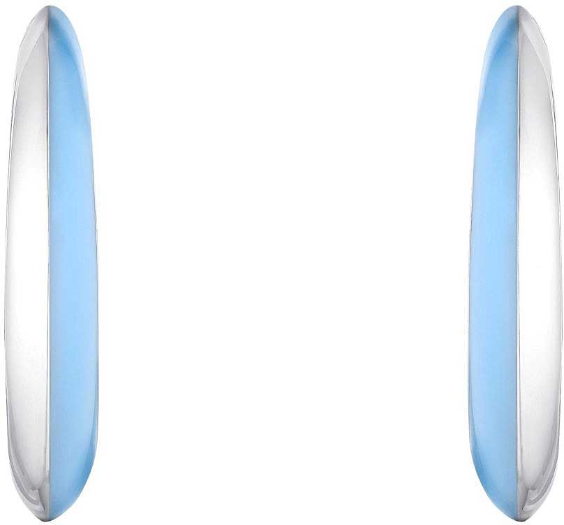 Kreolen mit blauer Emaille - s.Oliver Jewelry Modell: 2037974