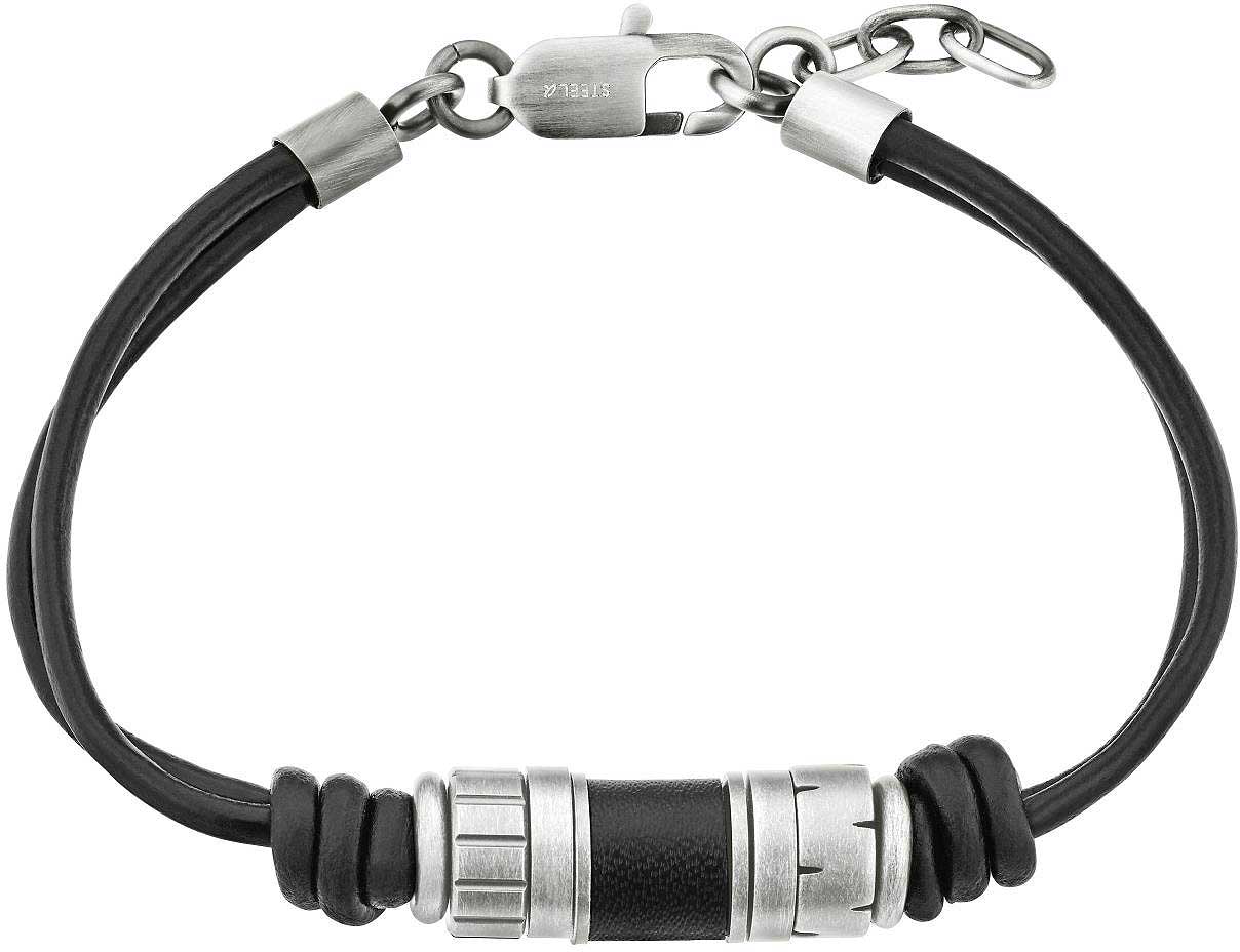 Lederarmband mit Beads - s.Oliver Jewelry Modell: 2038007