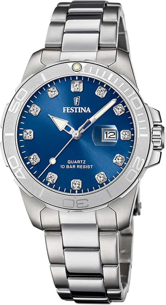 Festina Boyfriend Collection F20503/1 Damen Uhr • Präzises Quarzwerk • Robustes Edelstahl