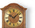 AMS Wall Clock 29x27x11 cm Wood • Mechanical 8-day movement • Bim-bam melody