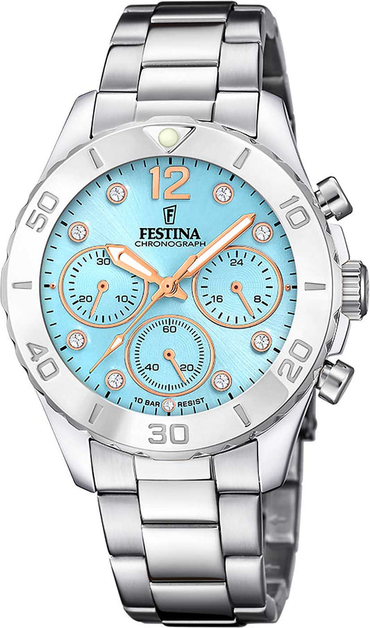 Festina Boyfriend F20603/4 Damenuhr • Elegantes Design • Robustes Edelstahl