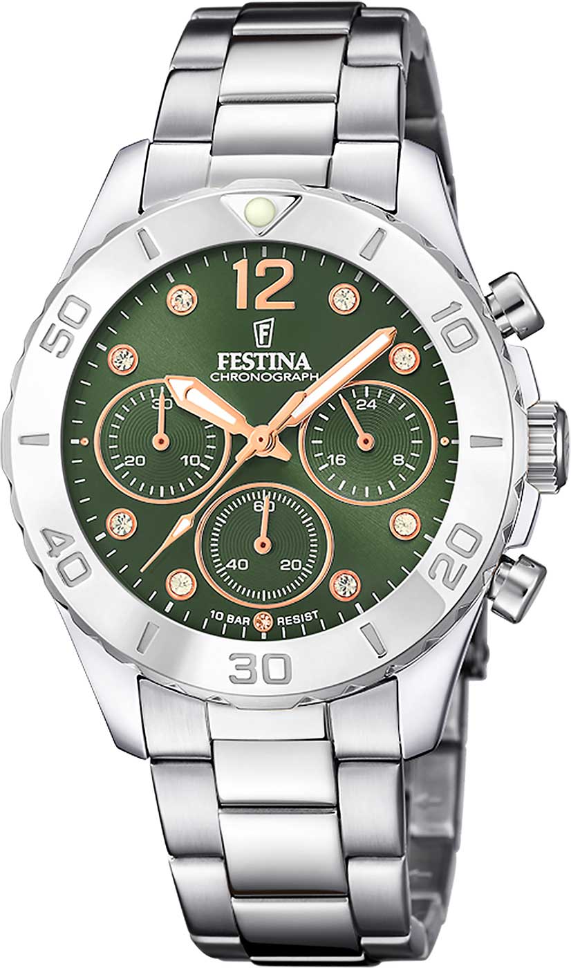 Festina Boyfriend F20603/5 Damenuhr • Chronograph • 10 ATM